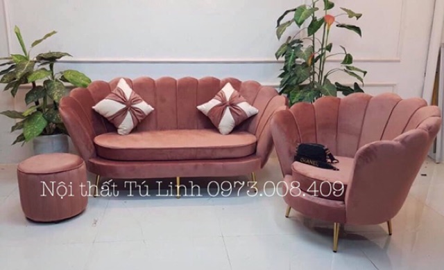 Sofa sò văng 1m6+ 2 đôn ( kích thước khác báo giá )