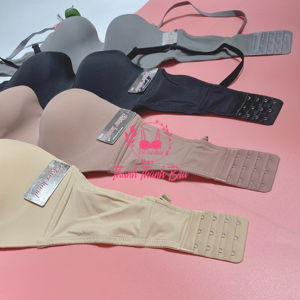 Áo ngực áo lót cup ngang bigsize Thái Lan Sisterhood 6181 bản to có gọng chống chảy xệ cup C, D
