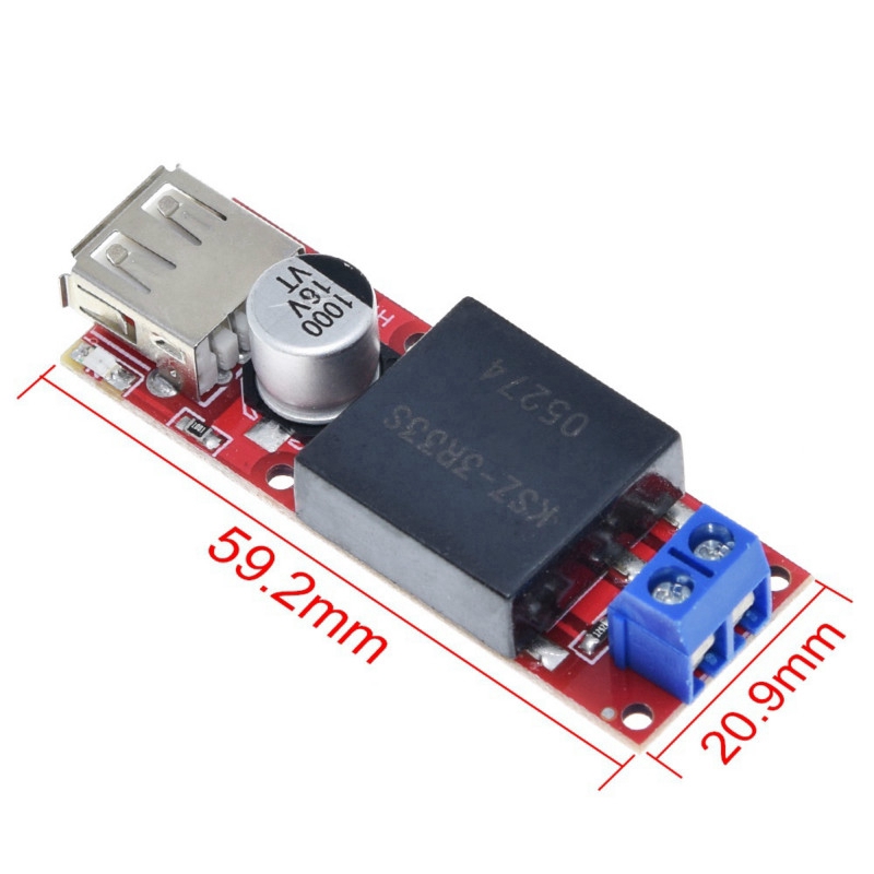 Mô-đun giảm áp đầu ra 5V USB DC 7V-24V - 5V 3A KIS3R33S KIS-3R33S