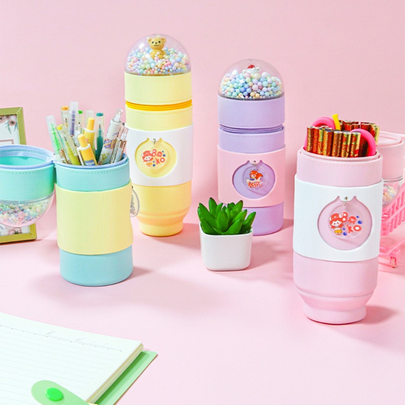 Hộp Đựng Bút Họa Tiết Hoạt Hình Xinh Xắn Dành Cho Tuổi Teen