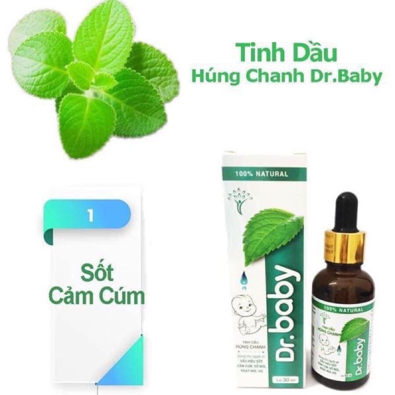 Tinh dầu húng chanh Dr.baby 30ml