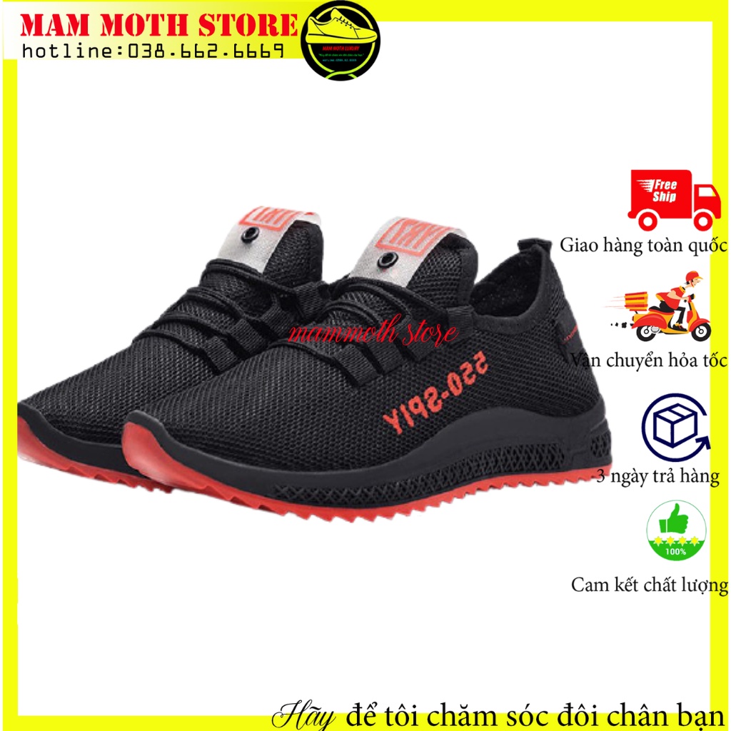 Giày thể thao, giày sneaker 550 SPIY màu đen nam nữ đi đẹp full size shop MAMMOTH