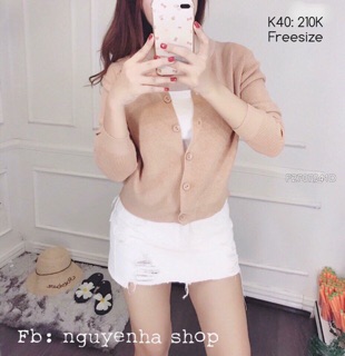 Áo Khoác len gài nút hàng nhập đẹp(có clip)