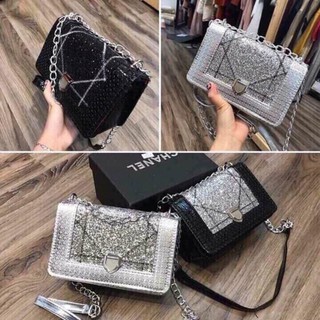 [SALE SỐC] Túi Dior nhũ kim sa size 22cm - Hottrend 2019