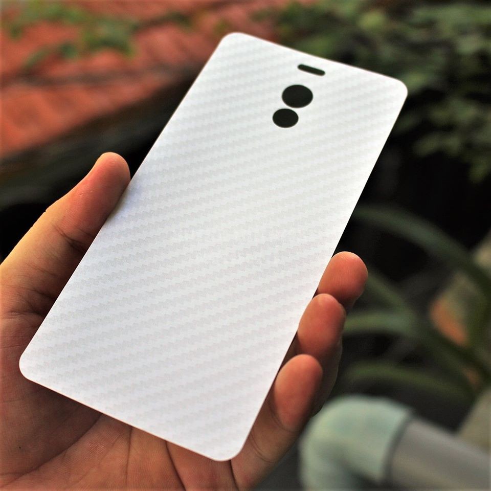 Miếng dán decal carbon mặt sau Meizu M6 Note nhám chống trày mặt lưng chống bám mồ hôi