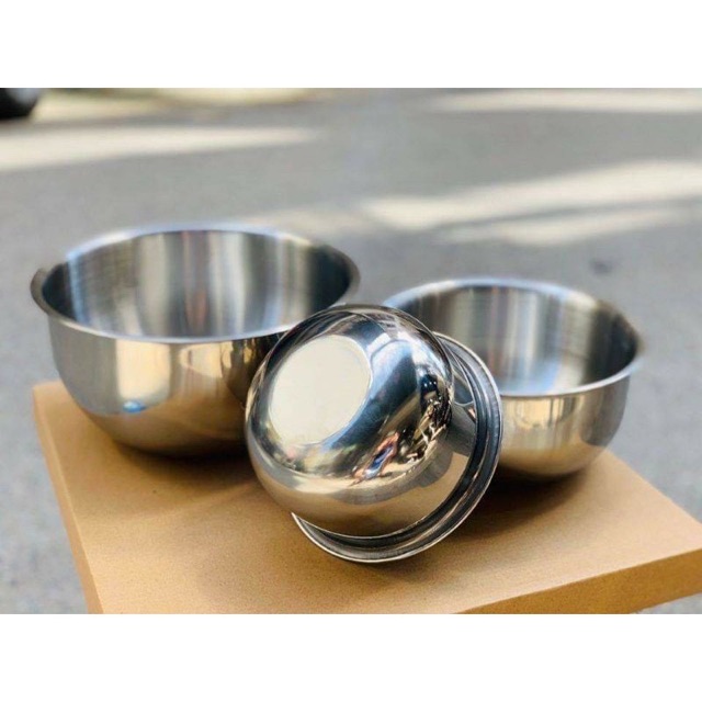 Bộ 3 thố trộn inox 304 cao cấp chính hãng Five Star