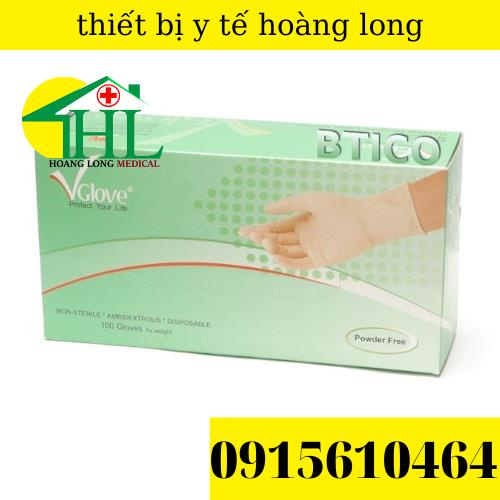 [CHÍNH HÃNG] Găng tay y tế VGLOVE không bột size S, M, L