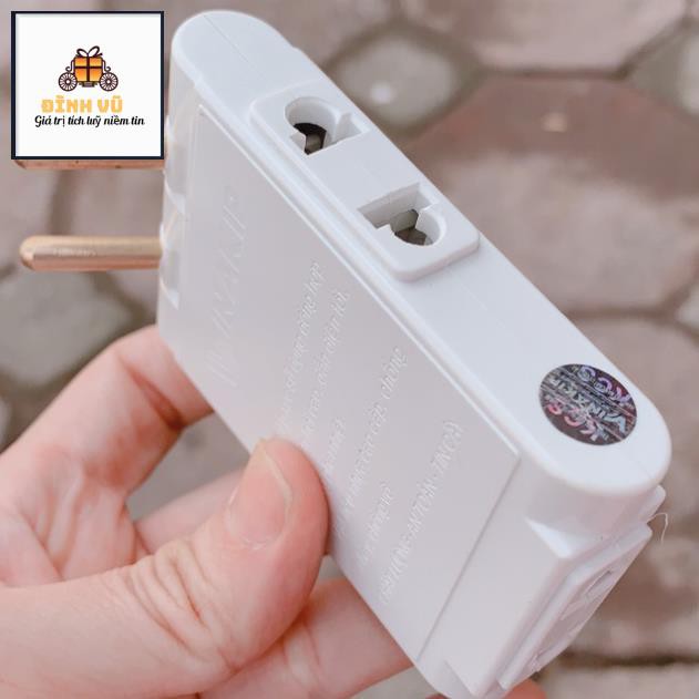 Phích cắm dẹt 1 ra 3