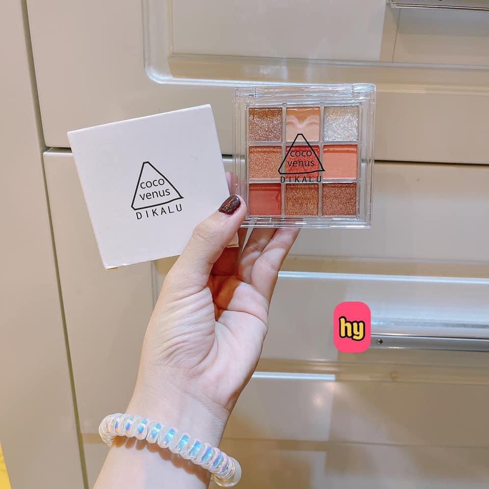 Phấn mắt DIKALU Coco Venus 9 Ô Màu Nhũ Lấp Lánh Siêu Đẹp Nội Địa Trung - Bảng Phấn Mắt JINT