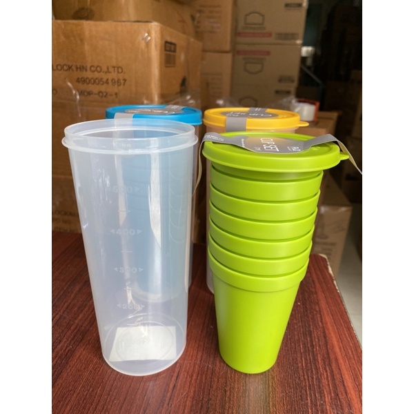 [LOCK&amp;LOCK]SET 7 LY BẰNG NHỰA PP - P-00015