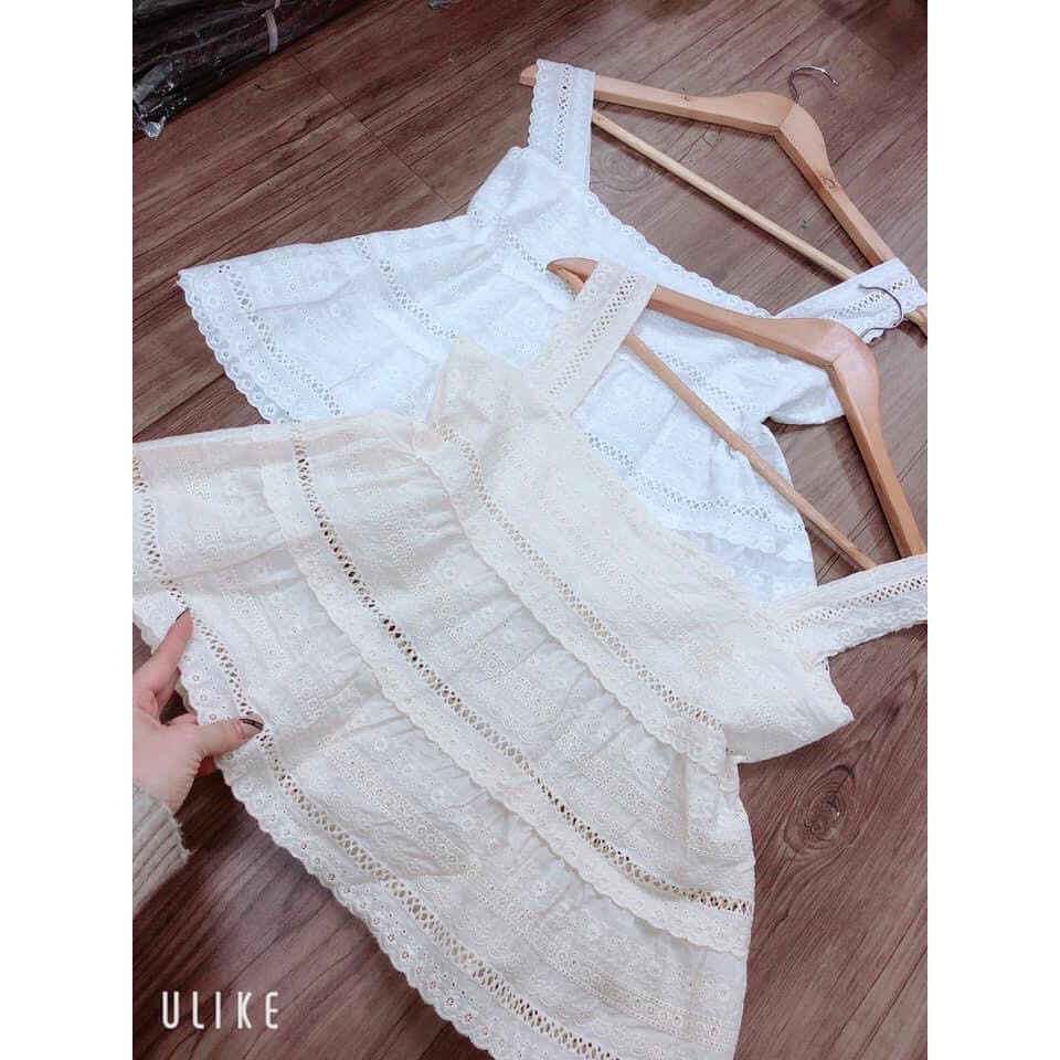 Áo đũi 2 dây ren cực xinh