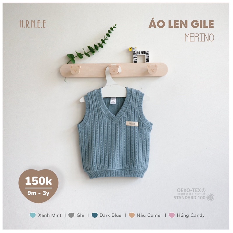 Hrnee Áo len GILE Merino đủ mầu size từ 9-3Y