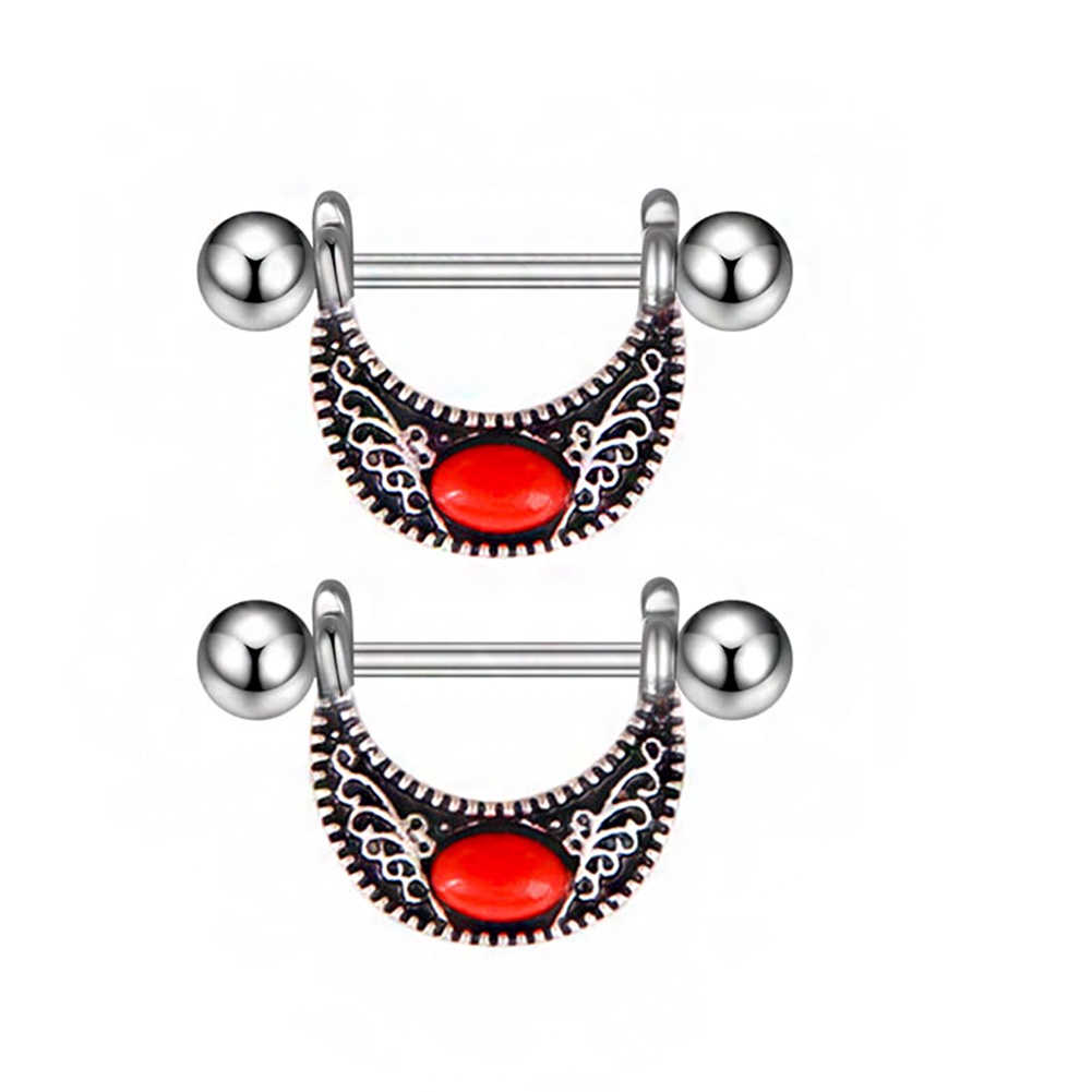 Set 2 Khuyên Nhũ Hoa Đính Đá Hình Bướm Gợi Cảm Cho Nữ