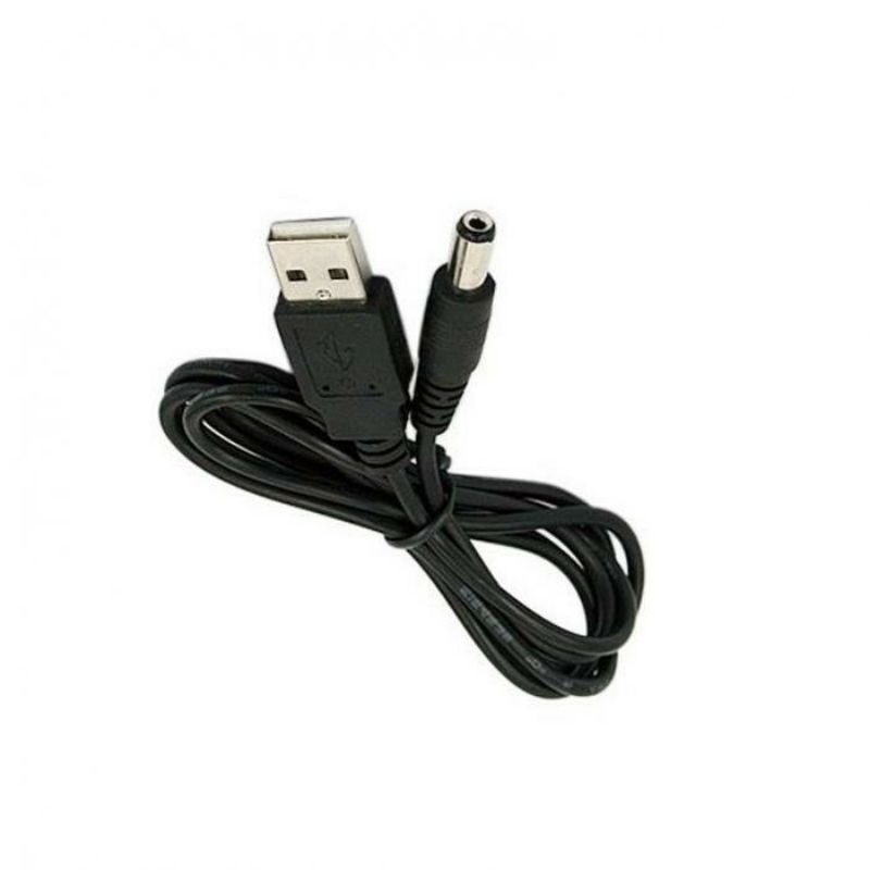 cáp chuyển đổi usb sang 5.5mm nguồn 5v, Cáp kết nối USB sang nguồn DC 5V 5.5*2.1mm
