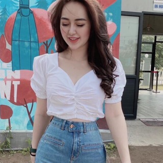 Áo croptop chun eo ✅