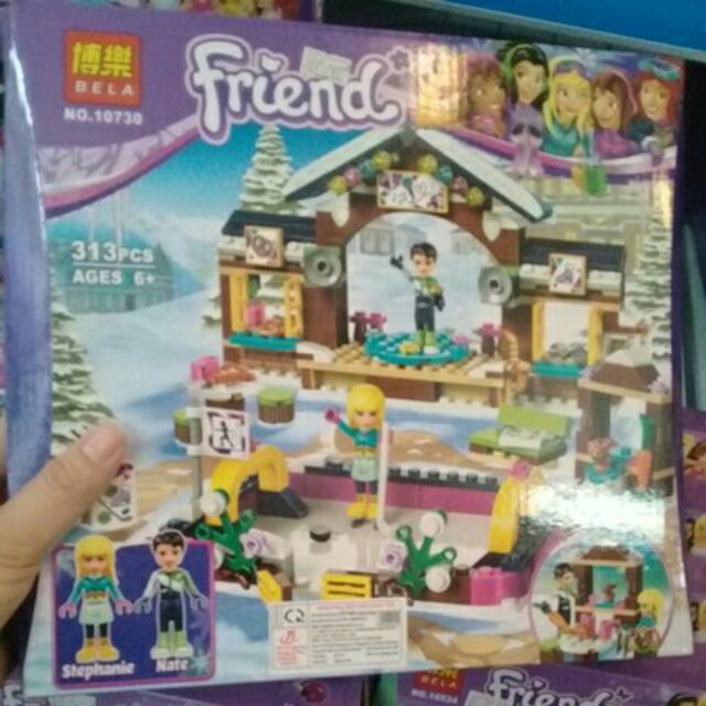 Lego friend 10730. 313 khối. Khu vui chơi trượt băng.