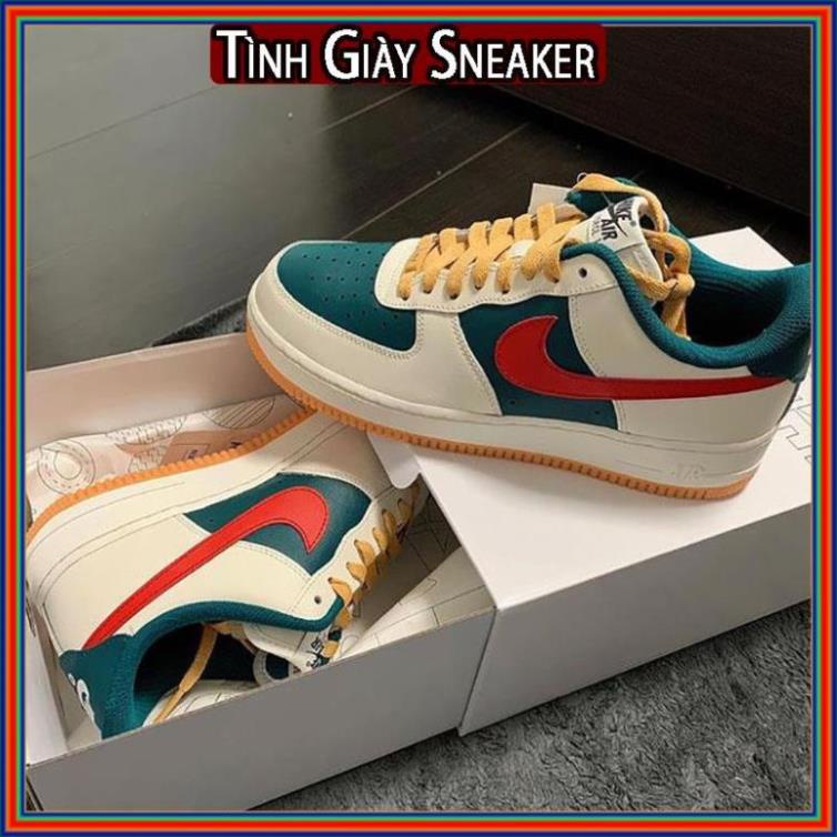 ❣️ 🎁Video+Ảnh Thật 🎁 Giày AF1_Nike gucci, Giày AF1 GC xanh đỏ nam nữ cao cấp siêu hot hit 2021 -Tình Sneaker 🎧️