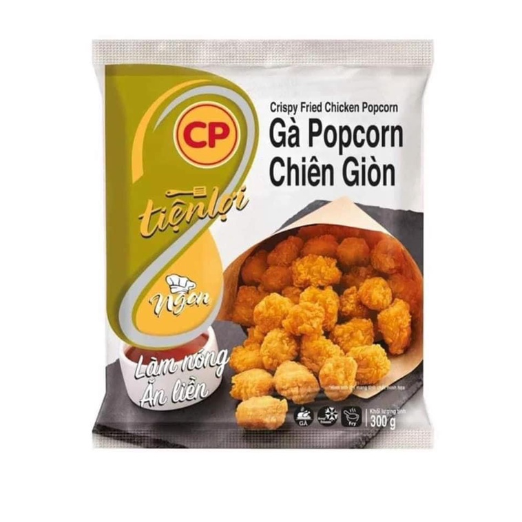 Gà Viên Popcorn CP 300g/gói - Làm Nóng Ăn Liền ( Giao hàng Hà Nội 30p)