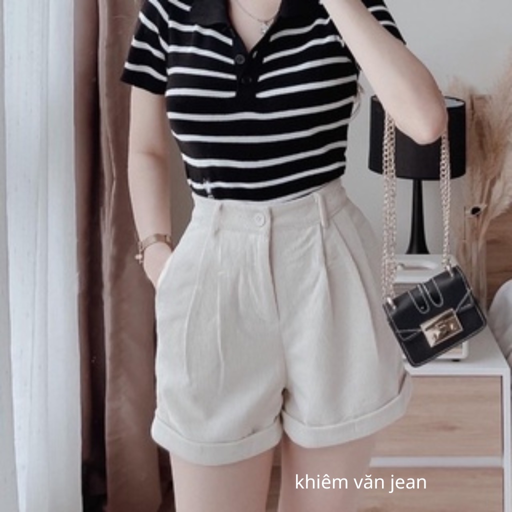 QUẦN SHORT NHUNG TĂM.QUÀN ĐÙI LƯNG TÂY BIGSIZE ( MÃSN1102)