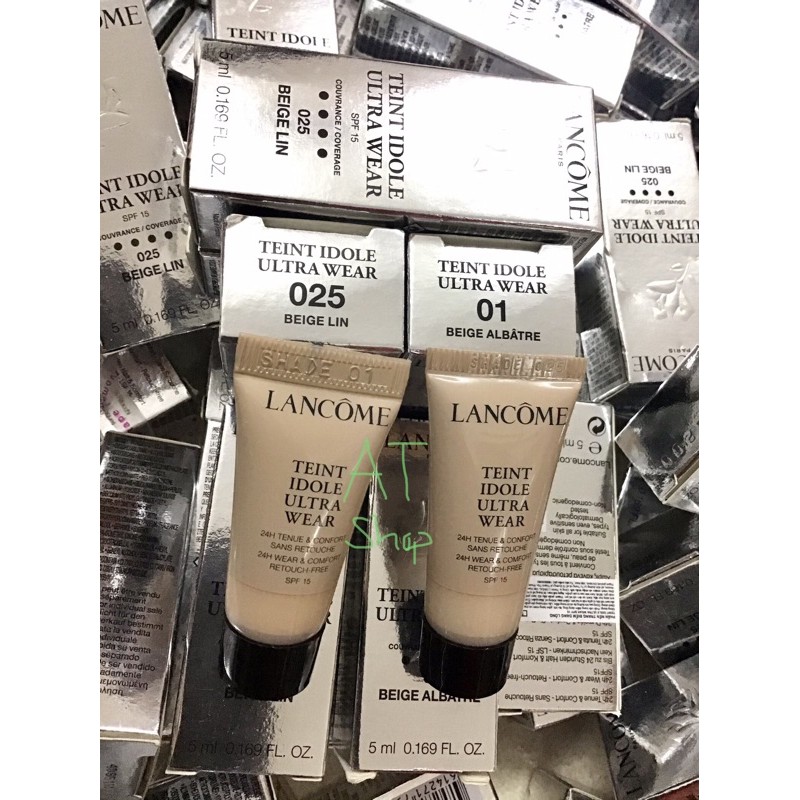 kem nền Lancôme ultra wear 24h 5ml fullbox lâu trôi