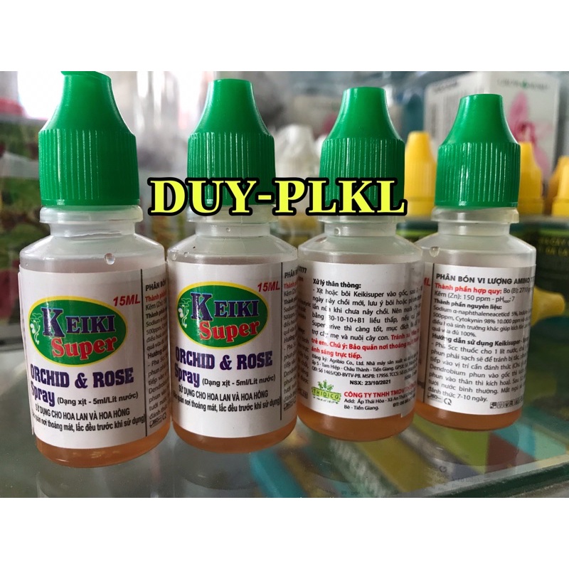 Chế phẩm keiki super - xanh - SPRAY- 15ml. Thuốc Ra keiki Hoa Lan.