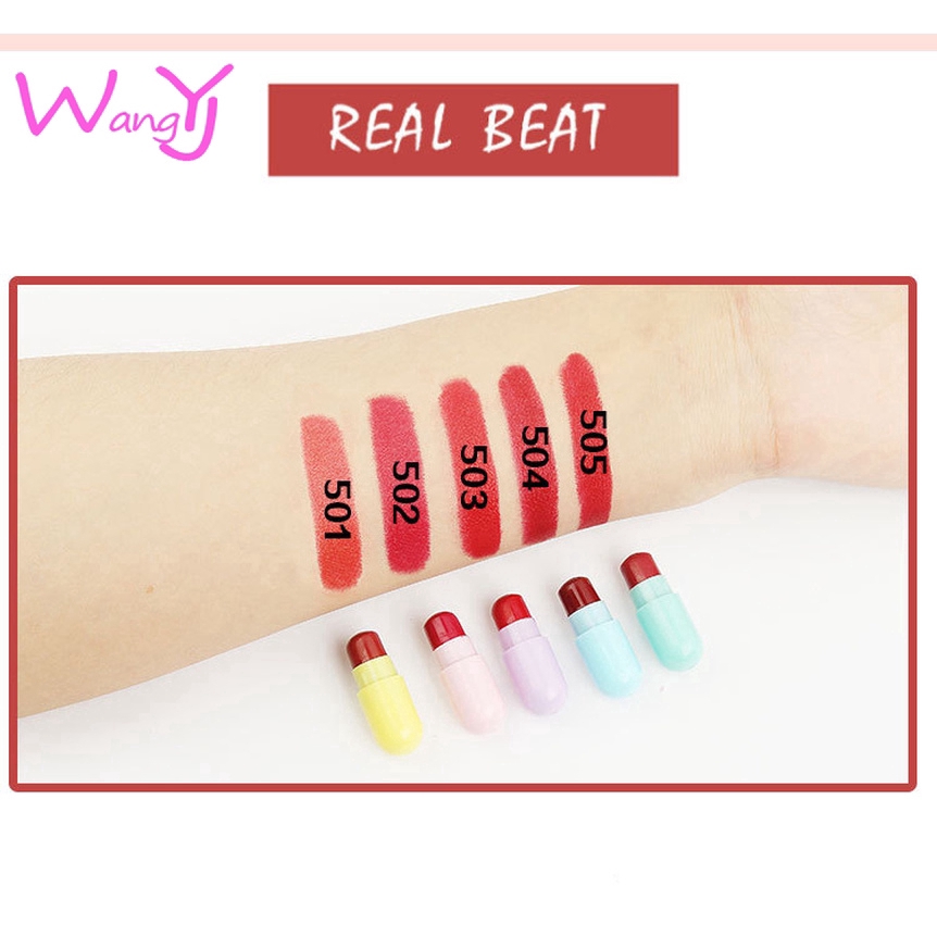 [Hàng mới về] Son môi hình viên thuốc lâu trôi dễ mang theo | BigBuy360 - bigbuy360.vn