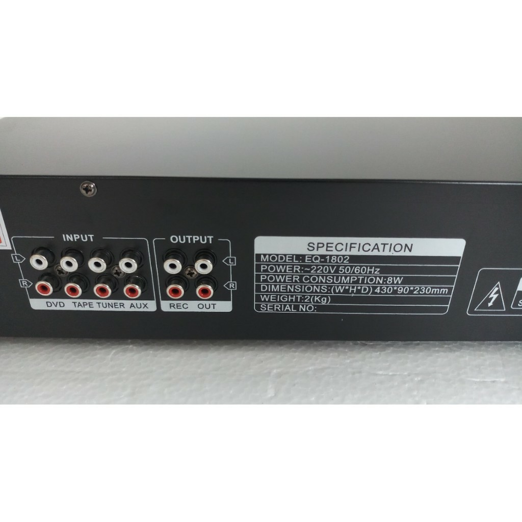 Lọc xì Equalizer Pioneer EQ1802
