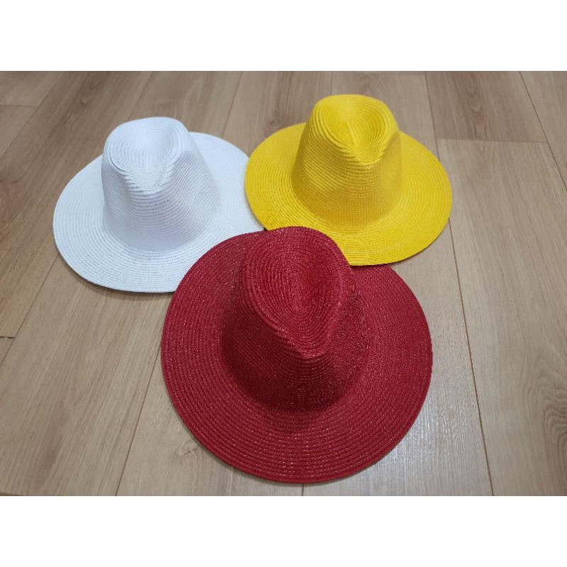 Mũ phớt dạ panama nhiều màu phong cách vintage