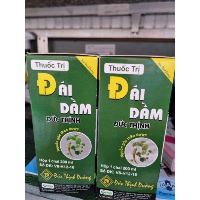 Siro ĐÁI DẦM - MỒ HÔI TRỘM Đức Thịnh chai 200ml