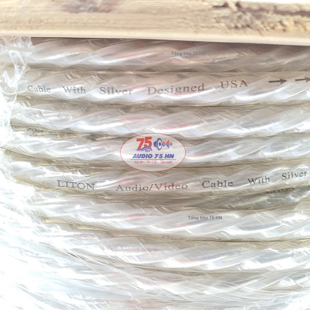 20 mét Dây loa LITON USA mạ bạc hàng cao cấp