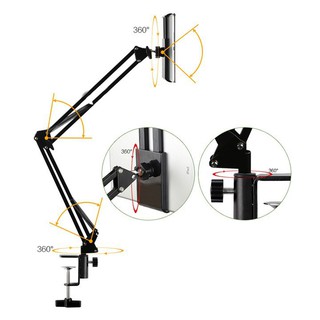Giá Đỡ Điện Thoại, Ipad Xem Phim Kẹp Đầu Giường, Bàn