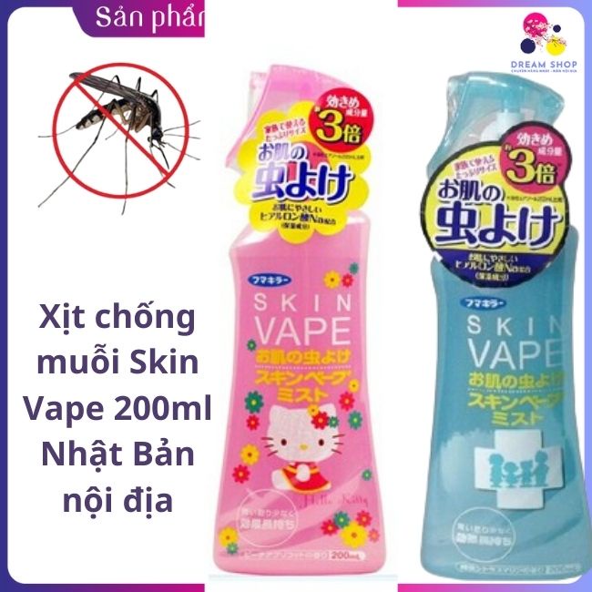 Xịt chống muỗi Skin Vape 200ml Nhật Bản nội địa , nội địa Nhật Bản , dreamshopvietnam