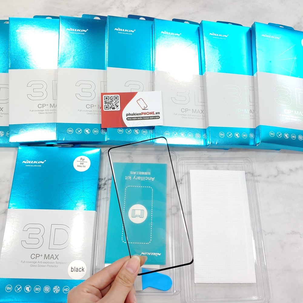 Cường lực cho Samsung Galaxy S10 / S10 Plus hiệu Nillkin 3D CP+ Max / Nillkin S10