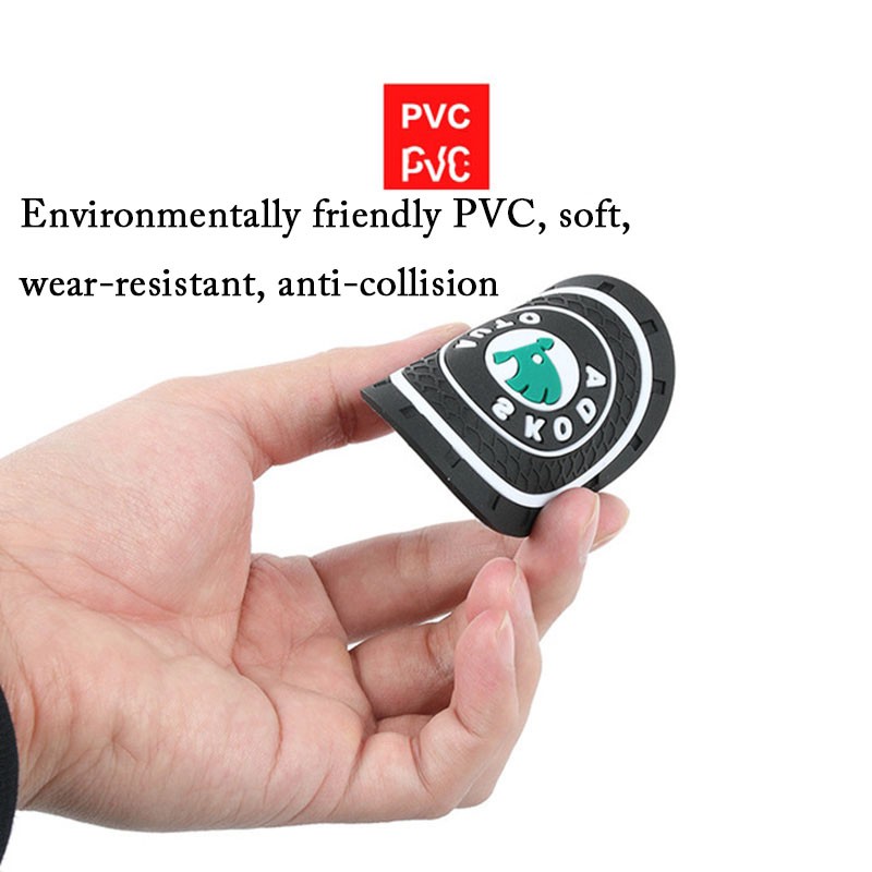 Set 2 Miếng Lót Cốc Nước Chống Trượt Bằng Gel Silica Trang Trí Nội Thất Xe Hơi Cho Honda CITY JAZZ CIVIC HRV CRV BRV Accord Odyssey