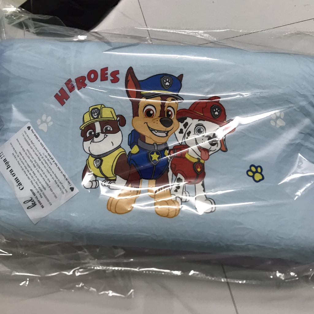 Gối cao su non cho bé đi học, gối nằm cho trẻ từ 3 đến 10 tuổi êm ái thông hơi KD BEDDING kích thước 30cm x 50cm