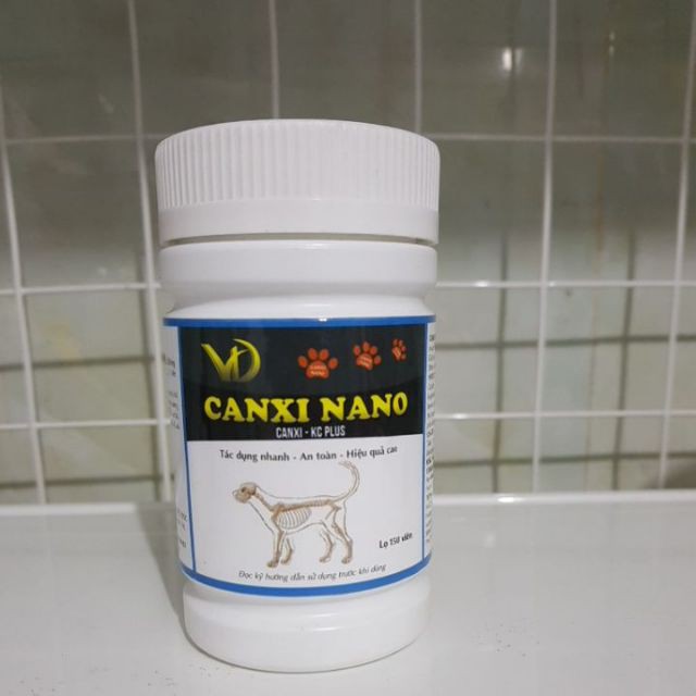Canxi Nano cho chó mèo 150v
