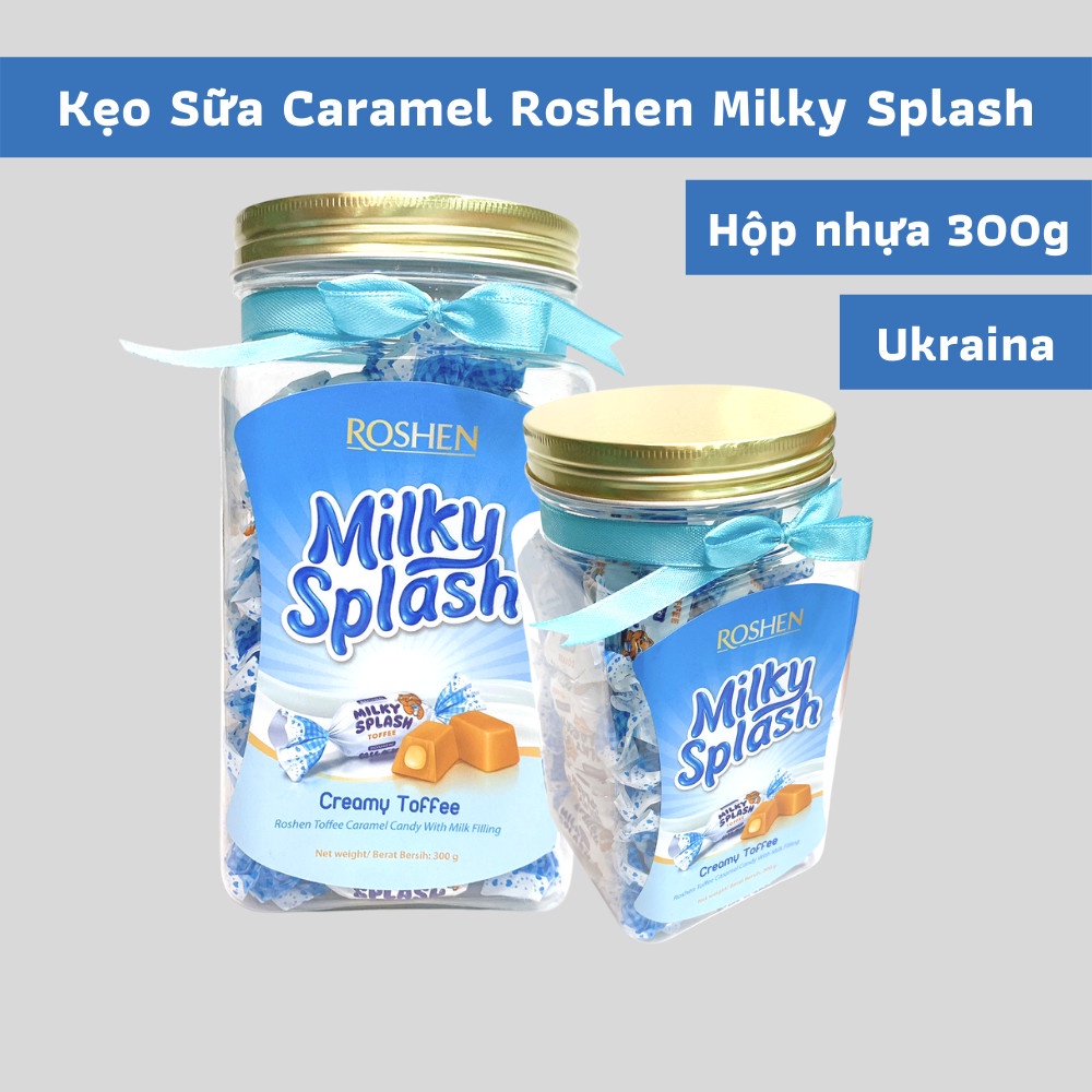 KẸO SỮA CARAMEL ROSHEN MILKY SPLASH 300G
