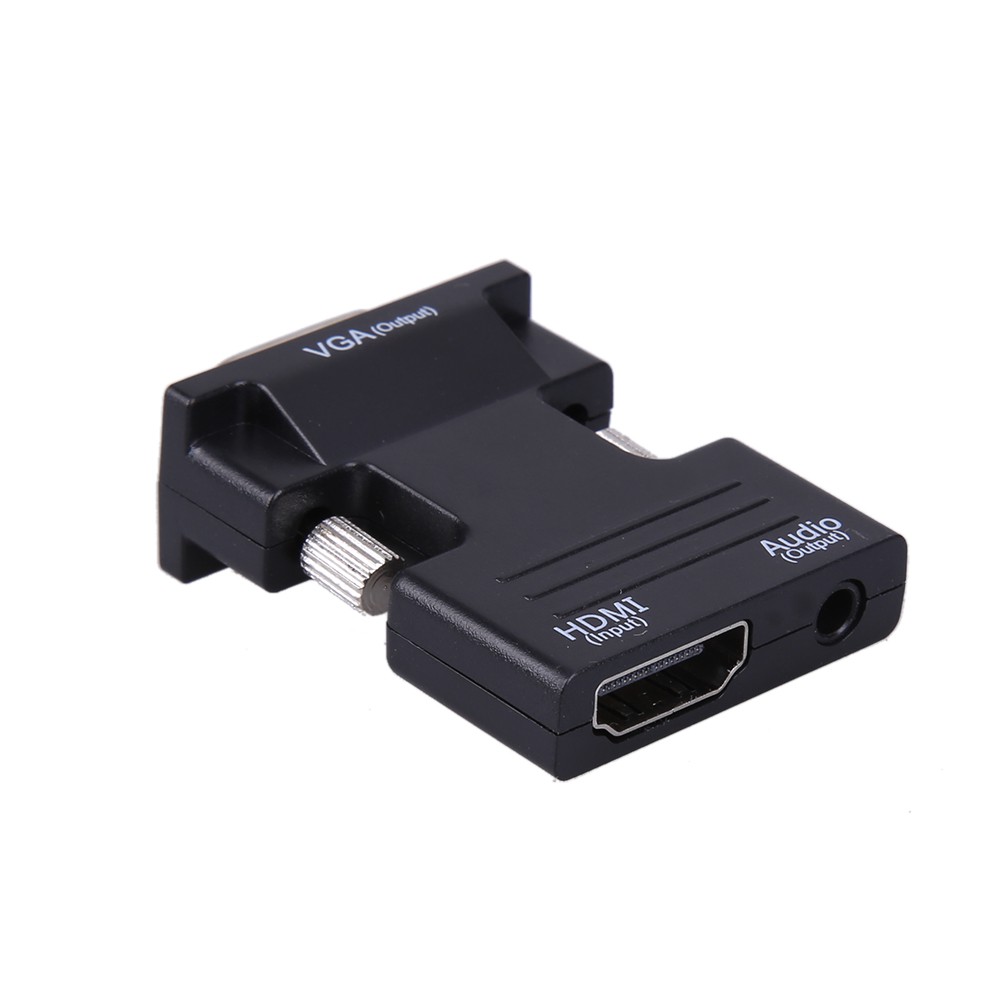 Bộ Chuyển Đổi Âm Thanh Hdmi Đầu Cái Sang Vga Hỗ Trợ Tín Hiệu 1080p