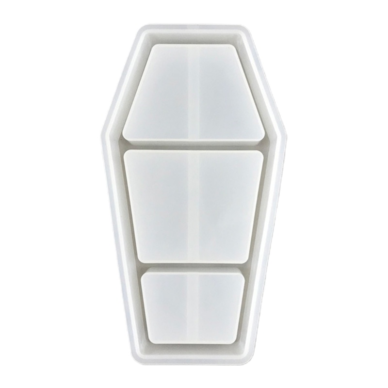 Khuôn Silicone Làm Giá Đỡ Trang Sức Hình Quan Tài Độc Đáo DIY