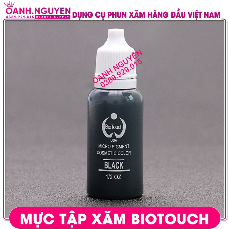 Mực Tập Phun Xăm Biotouch / MỰC ĐẶC + NHANH BÁM