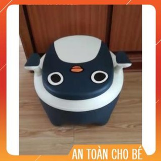 Bô Cho Bé Tiện Lợi, Bô Vệ Sinh Cho Bé Cao Cấp Siêu Bền Hình Chim Cánh Cụt
