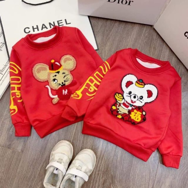 Áo nỉ đỏ chuột | BigBuy360 - bigbuy360.vn