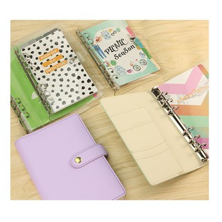 Set 5 Tab phân trang sổ còng A5 A6 6 lỗ họa tiết