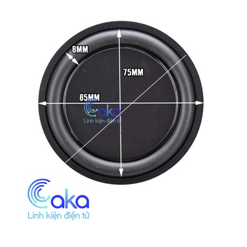 Màng loa bass công hưởng làm loa DIY