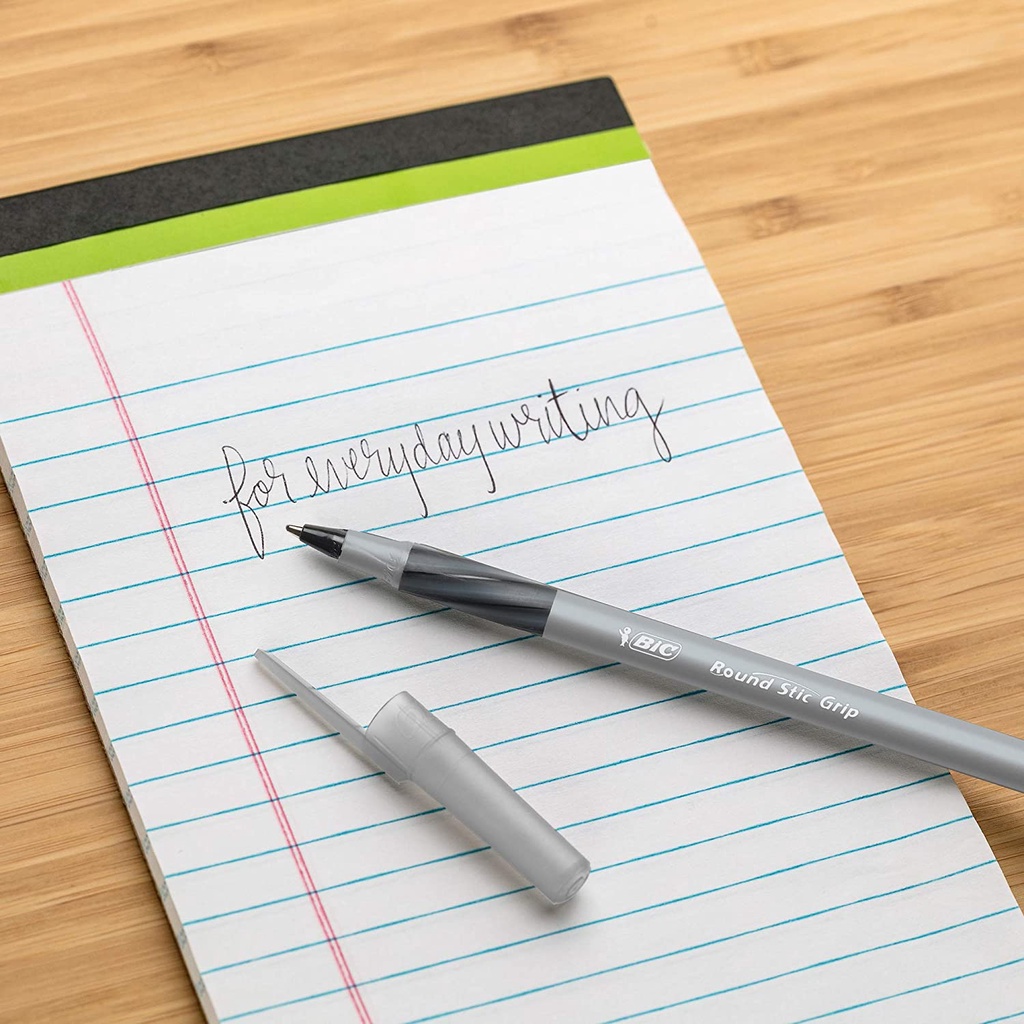 5 BÚT BI BIC ROUND STIC GRIP XTRA COMFORT