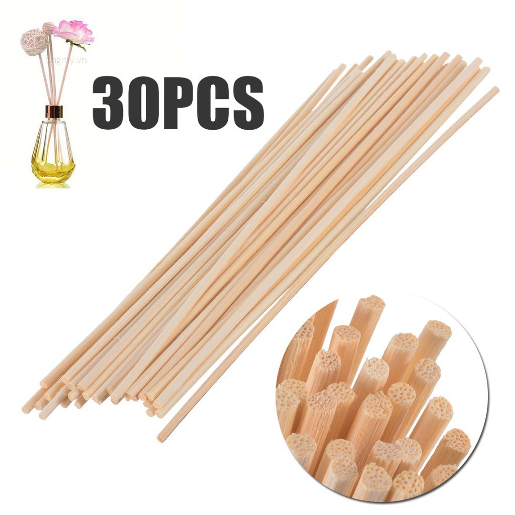 Set 30 / 100 Que Gỗ Tự Nhiên Khuếch Tán Hương Thơm Tiện Dụng