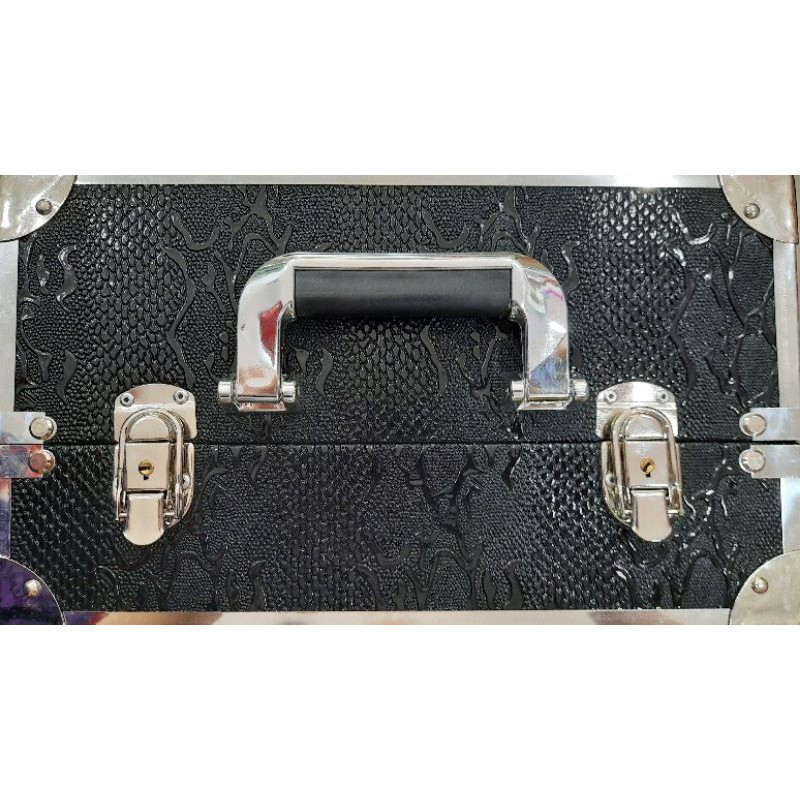 Cốp Đựng Trang Điểm 35cmx20,có khóa, có dây đeo, có in hoa văn nổi, Đẹp lắm nha khách ơi.