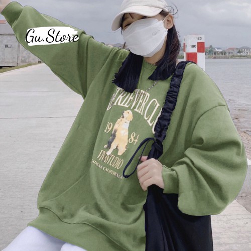 Áo Sweater nỉ tay bông, Áo Sweater in hình Dog cực chất Gu Store max000824