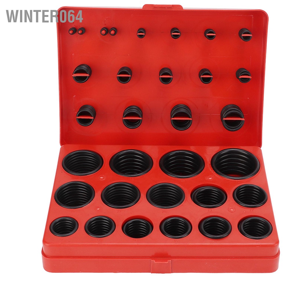 Winter064 347 miếng cao su O Ring Seal Kit Bộ vòng đệm máy giặt đa năng cho đường ống ô tô Máy móc vòi nước