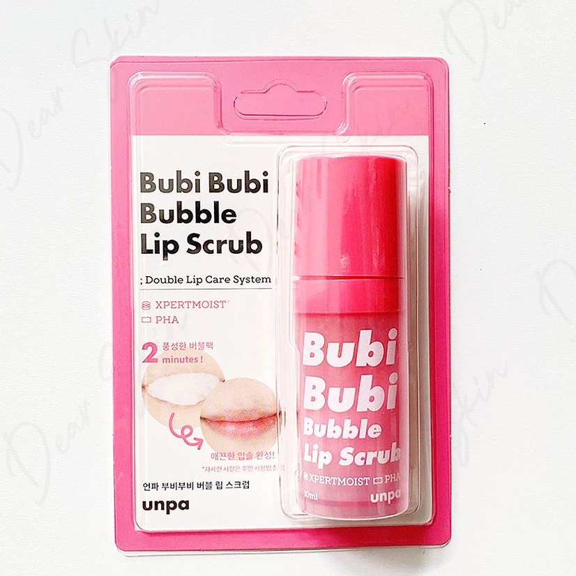 Tẩy Tế Bào Chết Môi Sủi Bọt Bubi Bubi Lip By Unpa 12ml